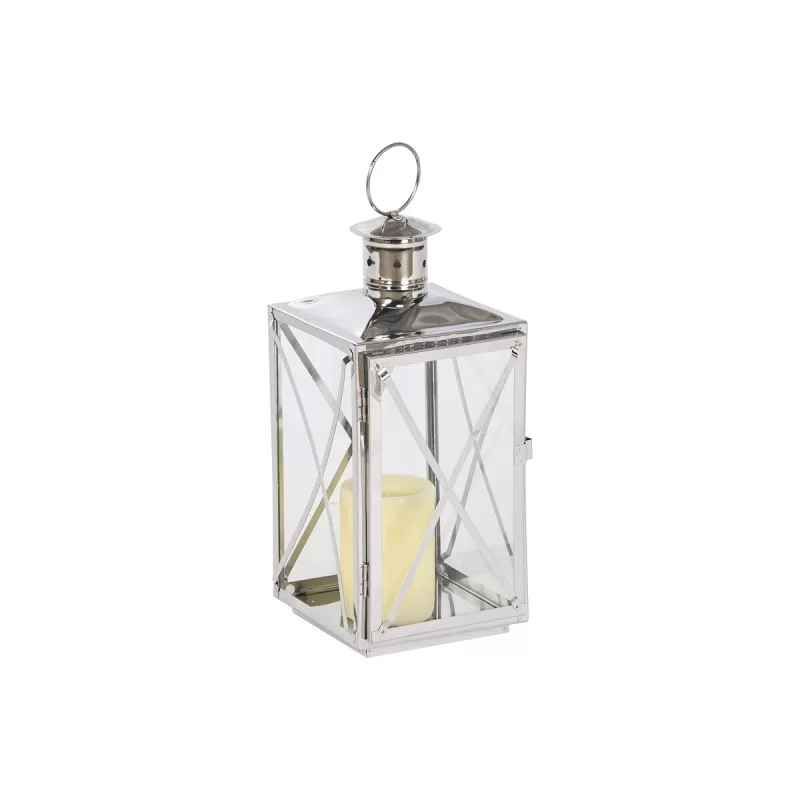Lantern Home ESPRIT Silver Crystal Steel...