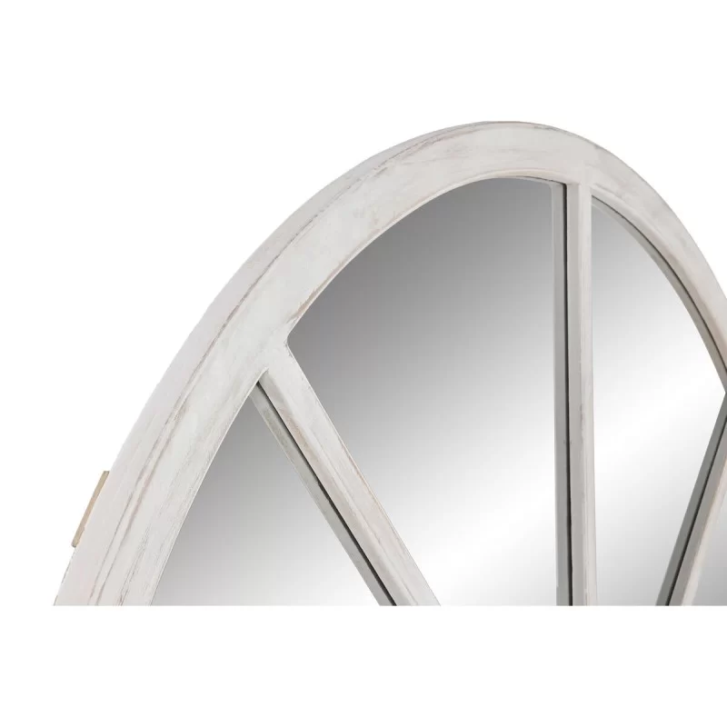 Wall mirror Home ESPRIT White Fir Mirror...