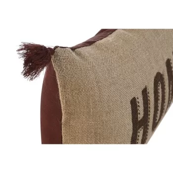 Cushion Home ESPRIT Natural Tassels Boho 50 x 5 x 30 cm 2