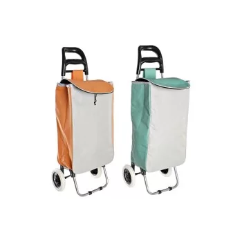 Shopping cart Home ESPRIT Green Grey Peach 37 L 34 x 20 x...