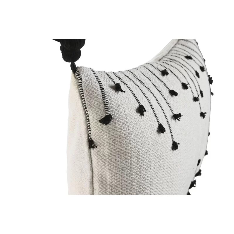 Cushion Home ESPRIT White Black Rhombus 50 x 15...