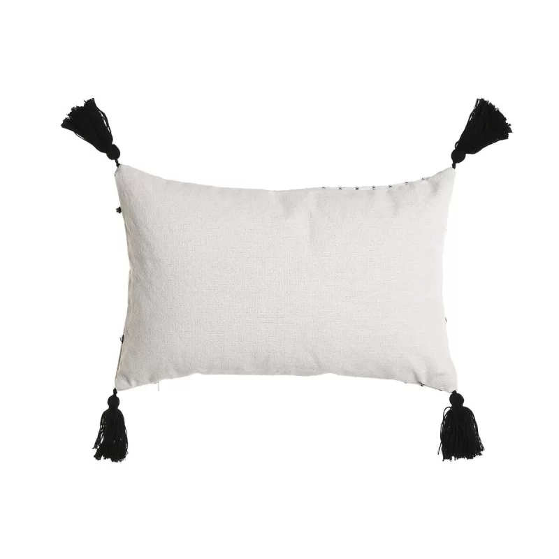 Cushion Home ESPRIT White Black Rhombus 50 x 15...