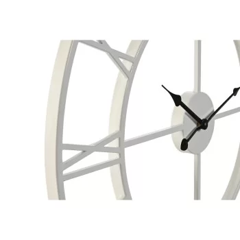 Wall Clock Home ESPRIT White Black Metal 60 x 3 x 60 cm... 2