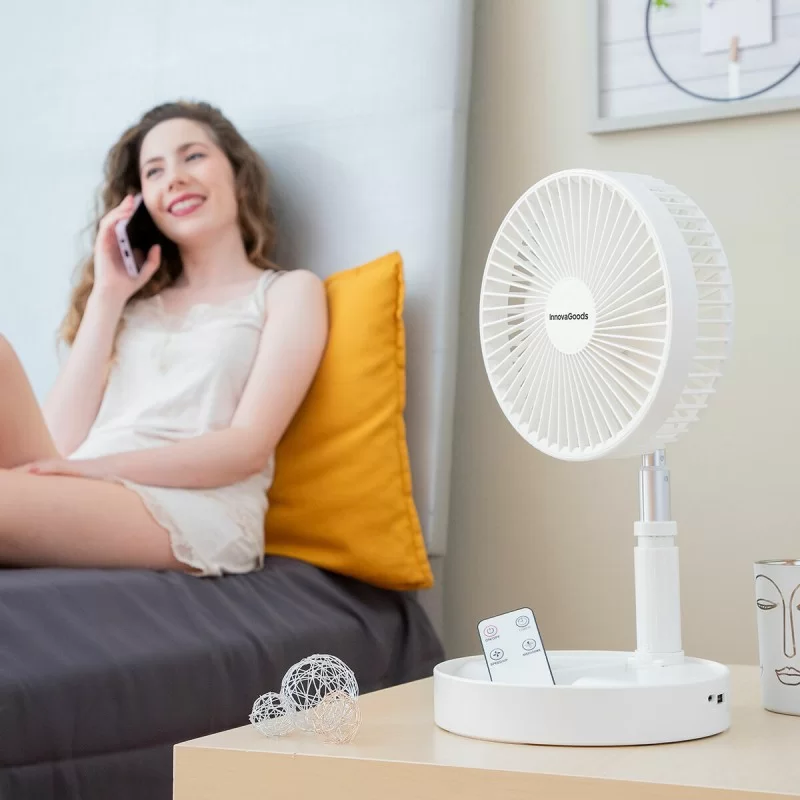 3 in 1 Foldable Rechargeable Fan Fandle...