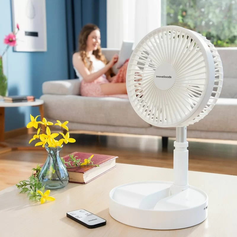 3 in 1 Foldable Rechargeable Fan Fandle...