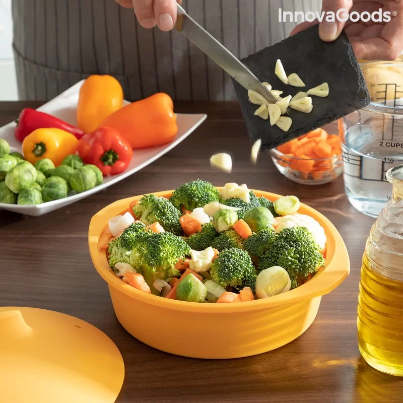 Multifunction Silicone Steamer with Recipes...