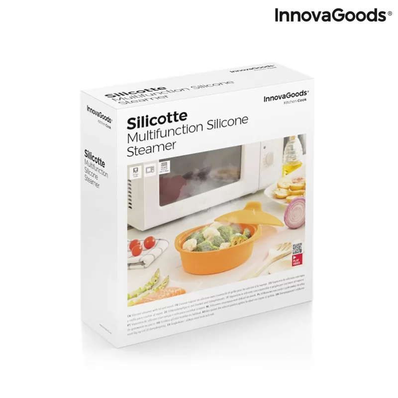 Multifunction Silicone Steamer with Recipes...