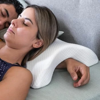 Viscoelastic Cervical Pillow for Couples Cozzy InnovaGoods 2