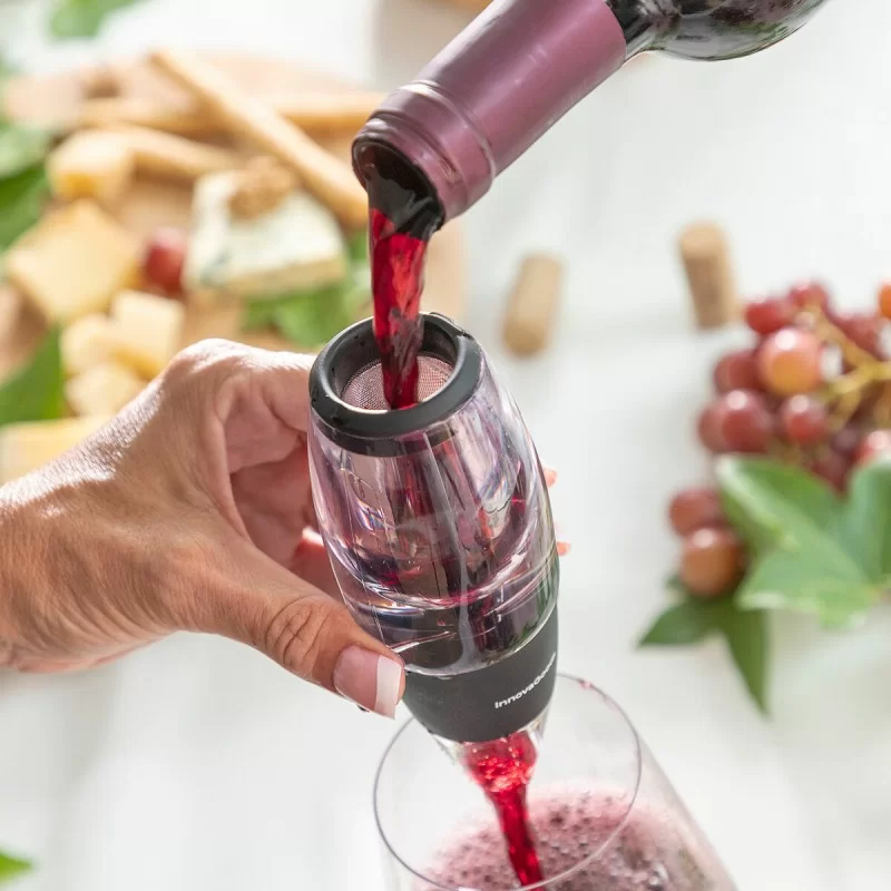 Wine Aerator with Filter, Stand and Carry Pouch...