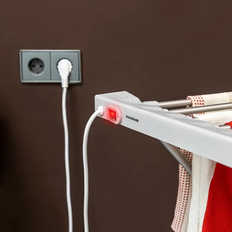 Folding Electric Clothesline Dryak InnovaGoods...