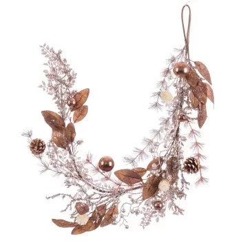 Christmas bauble Copper Rattan Plastic Pineapples 120 cm