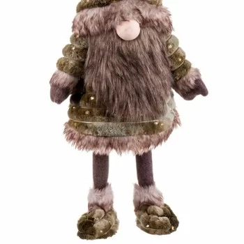 Christmas bauble Brown Green Metal Fabric 33 x 24 x 94 cm 2