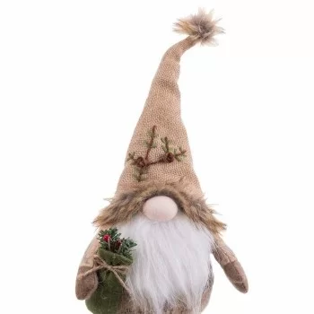 Christmas bauble Beige Metal Fabric 18 x 9 x 53 cm 2