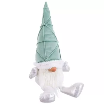 Christmas bauble Multicolour Turquoise Sand Fabric 18 x...