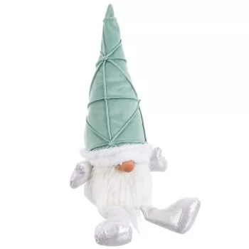 Christmas bauble Multicolour Turquoise Sand Fabric 18 x... 2