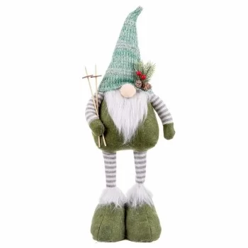 Christmas bauble White Green Metal Fabric 20 x 10 x 55 cm 2