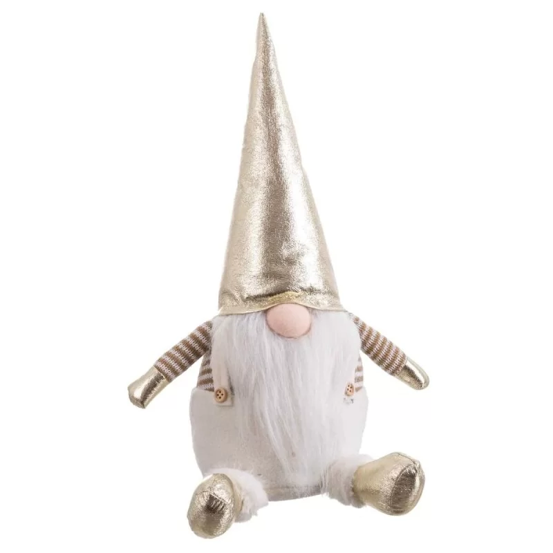 Christmas bauble White Golden Sand Fabric 19 x...