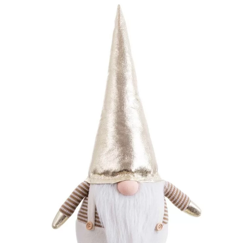 Christmas bauble White Golden Sand Fabric 22 x...