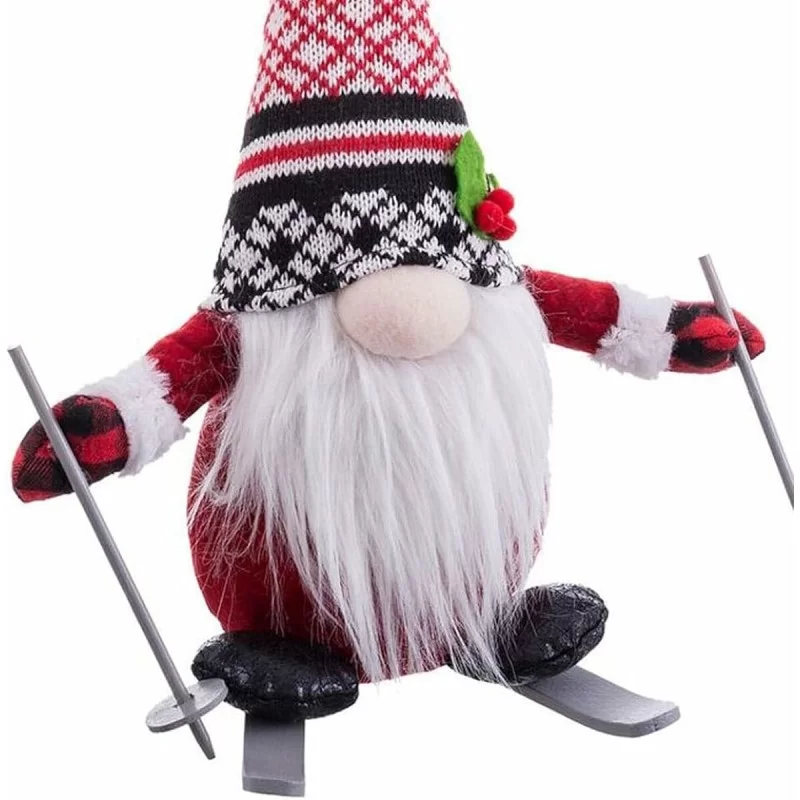 Christmas bauble Multicolour Wood Fabric 19 x...