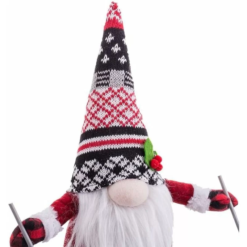 Christmas bauble Multicolour Wood Fabric 19 x...