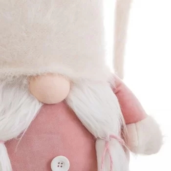 Christmas bauble Pink Sand Fabric 37 x 30 x 9,2 cm 2