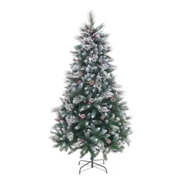 Christmas Tree White Red Green PVC Metal Polyethylene... 2