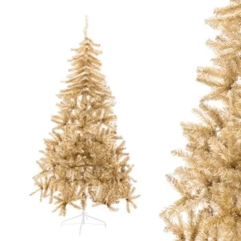 Christmas Tree Golden Metal Plastic 210 cm 2