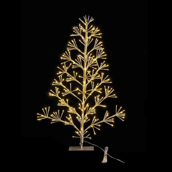 Christmas Tree Golden Metal Plastic 90 cm