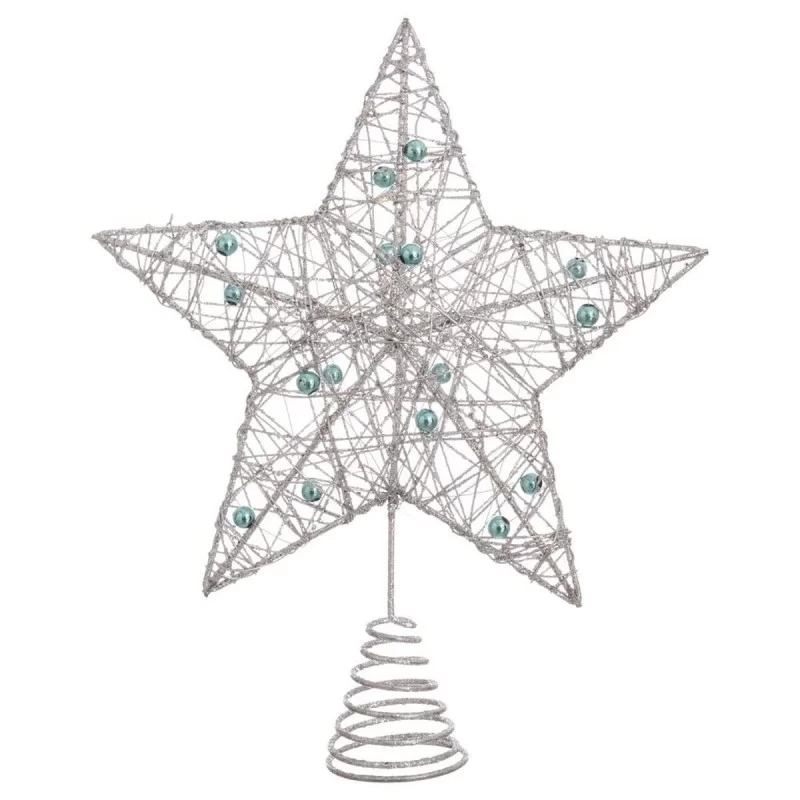 Christmas star Silver Metal Tree 20 x 5 x 25 cm