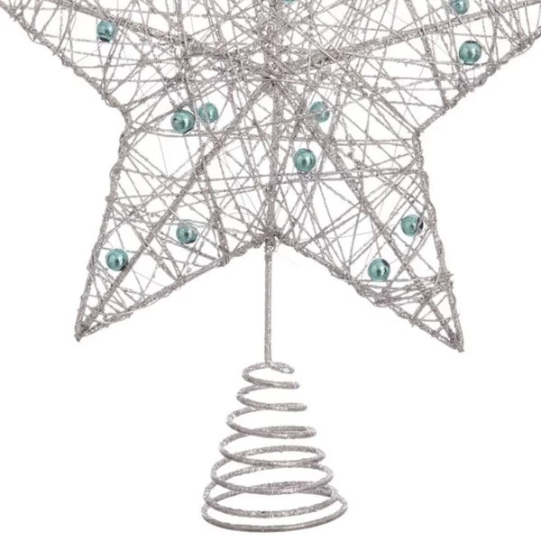 Christmas star Silver Metal Tree 20 x 5 x 25 cm