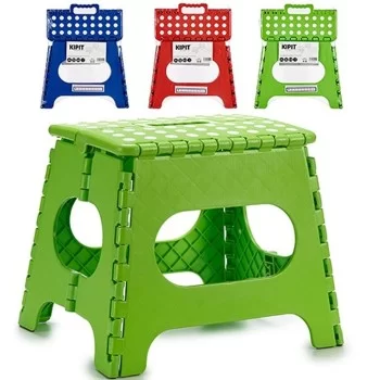 Folding Stool Plastic 33 x 26 x 27 cm (6 Units) 2