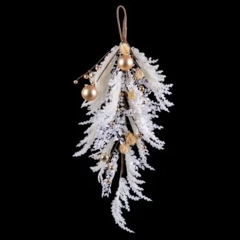 Christmas bauble White Golden Plastic 70 cm 2