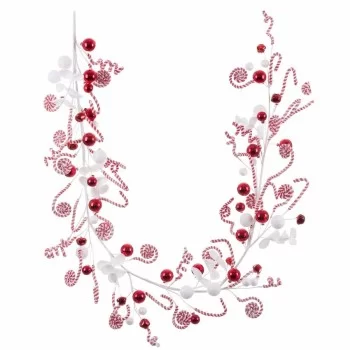 Christmas garland White Red Plastic Foam 180 cm 2