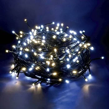 Wreath of LED Lights 50 m White 6 W Christmas 2