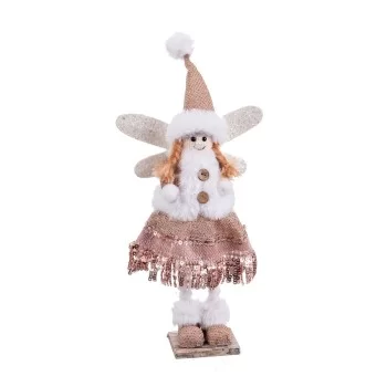 Christmas bauble Multicolour Metal Polyfoam Fabric Angel...