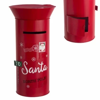 Christmas bauble Red Metal Letterbox 41,5 x 41,5 x 78 cm 2