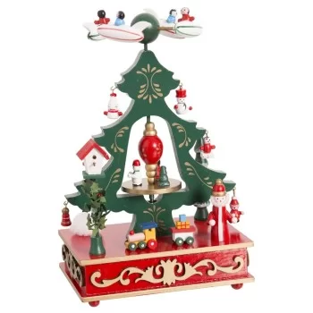 Christmas bauble Multicolour Wood Aeroplane 18,3 x 12,7 x...