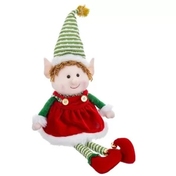 Christmas bauble Multicolour Foam Fabric Girl Elf 40 cm 2
