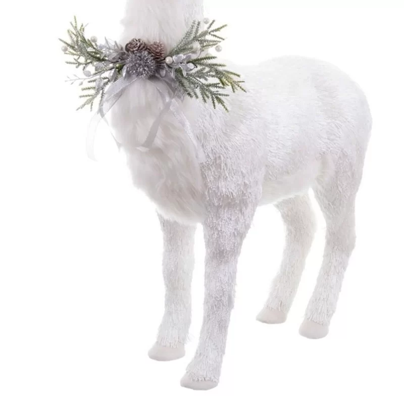 Christmas bauble White Polyfoam Deer 73 x 33 x...