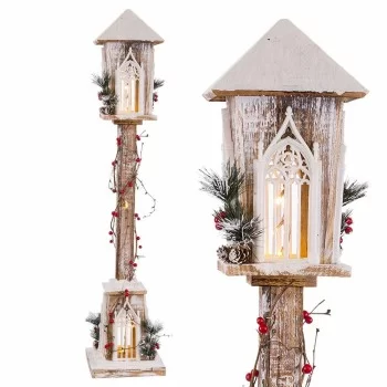 Christmas bauble White Green Natural Wood Plastic Lantern... 2