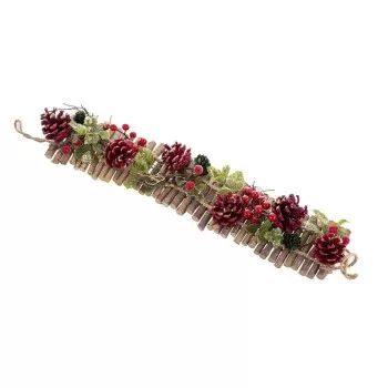 Door Hanger Christmas Red Multicolour Rattan Plastic Foam... 2