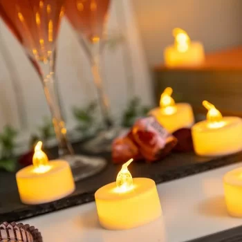 Set of LED Tealight Candles Romandle InnovaGoods 12 Units 2