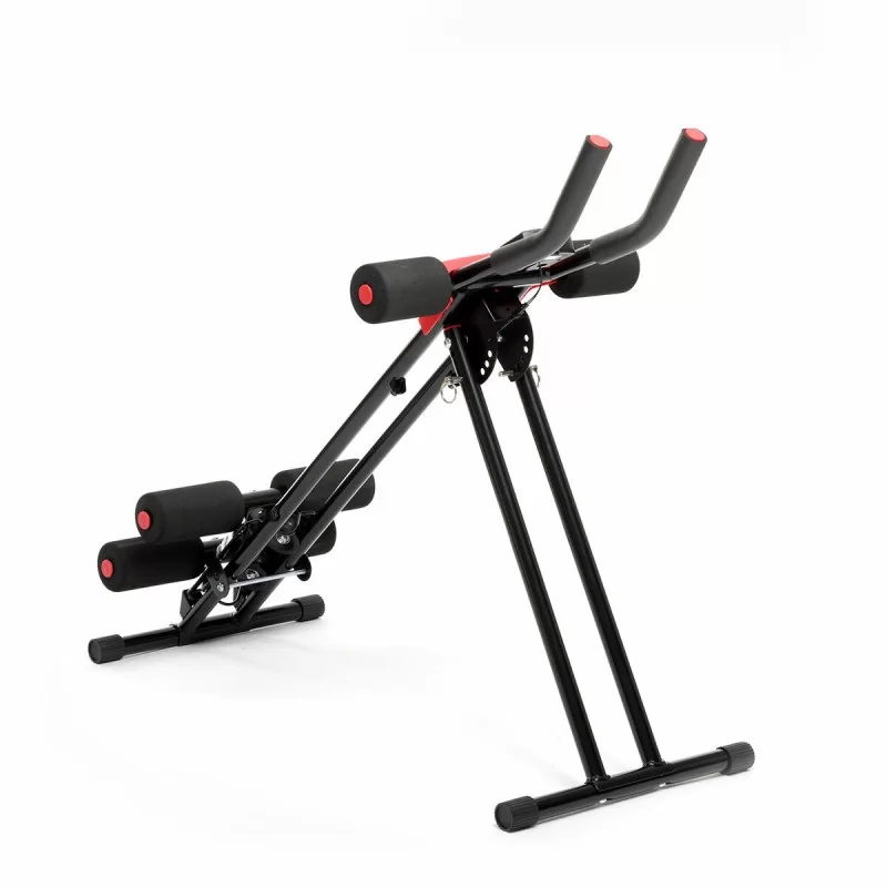 Folding Abdominal Machine with Exercise Guide...