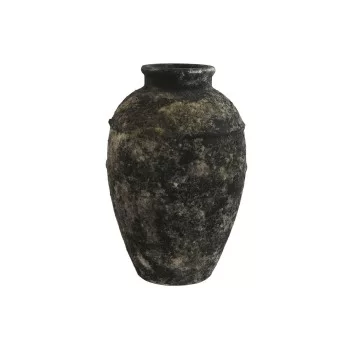 Vase Home ESPRIT Dark grey Terracotta Oriental 23,5 x...
