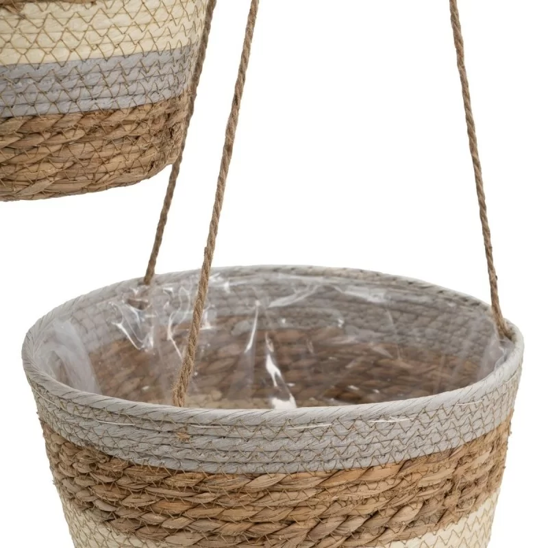 Set of Baskets Natural Grey Natural Fibre 20 x...