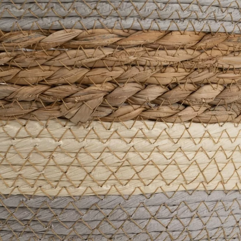 Set of Baskets Natural Grey Natural Fibre 20 x...