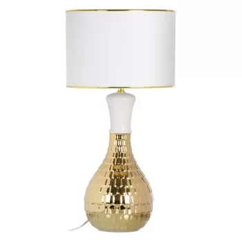 Desk lamp White Golden Linen Ceramic 60 W 220 V 240 V...