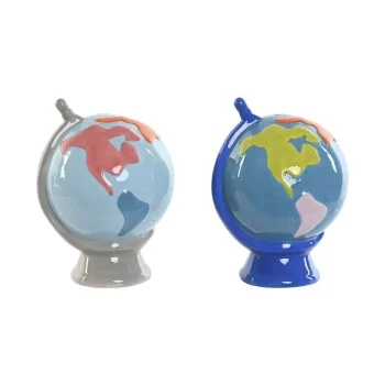 Money box Home ESPRIT Dolomite Globe 14,5 x 13,5 x 19 cm...