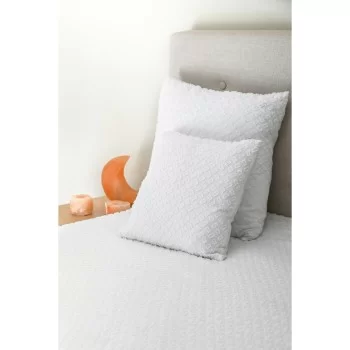 Bedspread (quilt) Home ESPRIT White 240 x 260 x 260 cm 2
