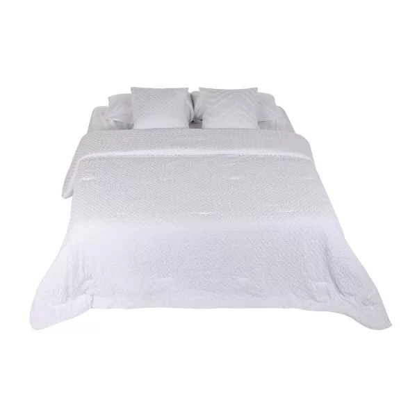 Bedspread (quilt) Home ESPRIT White 240 x 260 x 260 cm